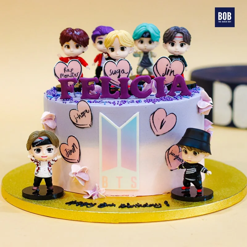 BTS Cake for my daughter's birthday! #bts #kpop #cake #birthday #gateau |  Fiesta de unicornios, Pastel decorado, Cumpleaños